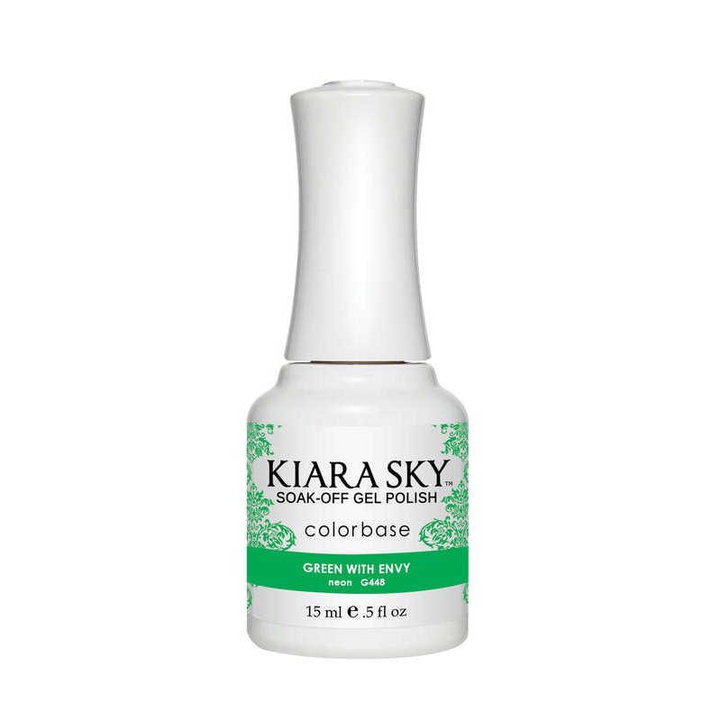 KIARA SKY – GEL POLISH - G448 GREEN WITH ENVY